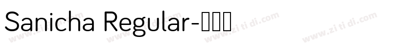 Sanicha Regular字体转换